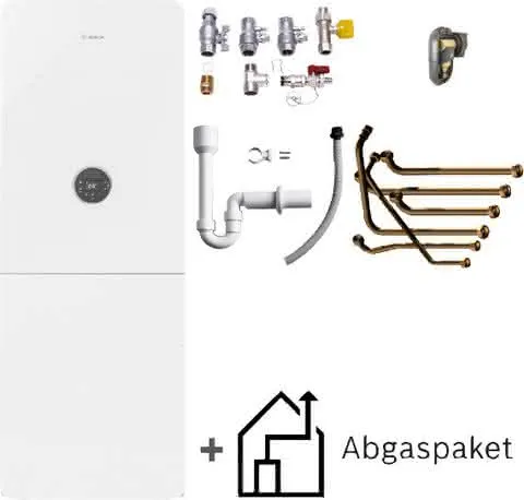 BOSCH Gas-Badewanne-Plus-Paket BOPA GC-S5320 GC5300i WM 17/100S senkr., C33x schwarz