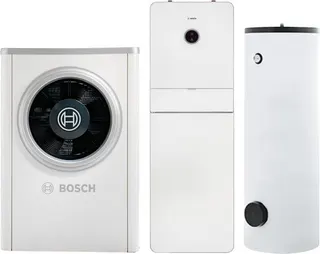 BOSCH Luftwärmepumpen-Paket BOPA CS729 CS7001iAW5OR-S, AWMB 9, HR300, INPA