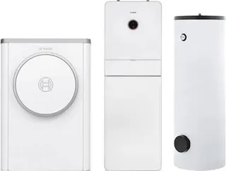 BOSCH Luftwärmepumpen-Paket BOPA CS747 CS7400iAW5OR-S, AWMB 9, HR300, INPA