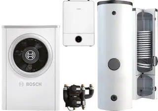 BOSCH Luftwärmepumpen-Paket BOPA CS752 CS7001iAW 7 OR-S, AWE9, BPU400-C, INPA
