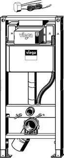 Viega WC Element Prevista Dry 8590 in 1120x500mm – Bild 2