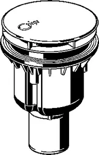 Viega Ablaufgarnitur Tempoplex 6965 in 115mmxDN40/50 Kunststoff verchromt – Bild 2