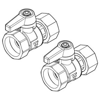 aquatherm KGH-Set Flachd.1 1/4"UM x 1"IG – Bild 2