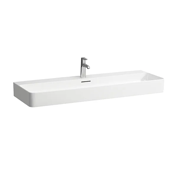 Laufen Waschtisch VAL 420x1200x155 1 Hahnloch li+re ohne Überlauf LCC weiß
