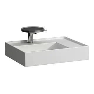 Waschtisch K-LAUFEN 460x600x150 3 Hlo.Ül. versteckter Abl. Ablg. rechts we