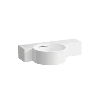 Laufen HWB VAL 315x550x155 1 Hahnloch links ohne Überlauf Ablg. rechts weiß