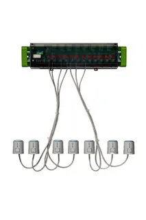 Kermi x-net ready line plus 09 fertig verdrahtet, für neun Heizkreise