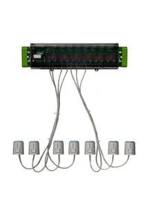 Kermi x-net ready line plus 08 fertig verdrahtet, für acht Heizkreise