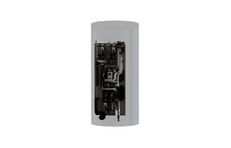 Kermi Hydromodul pro mit Regelung, FriWa Cu, Zirk.,Schichtung, 2xHeizkreis gem 6m