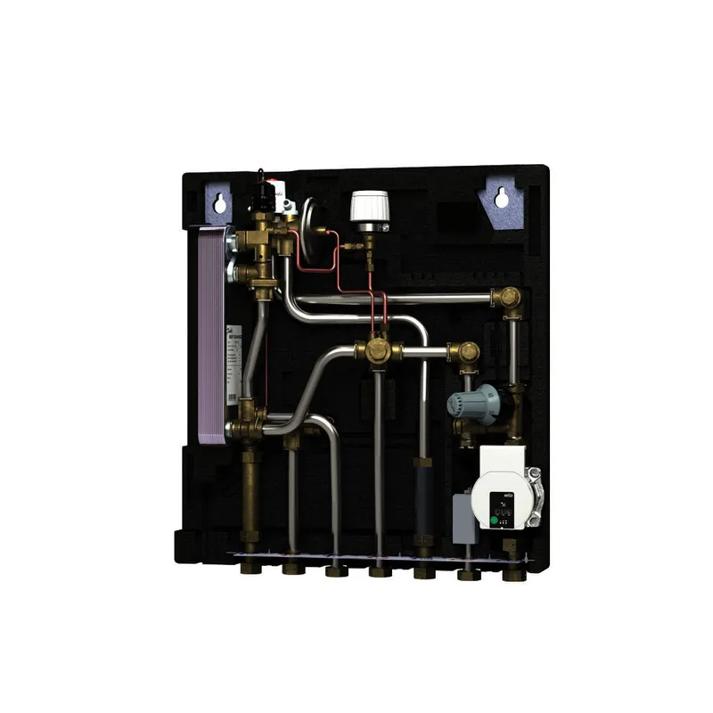 Kermi x-net Wohnungsstation C 55 gem. Heizkörper FBH-Heizkreis gemischt + Heizkörper ungemischt