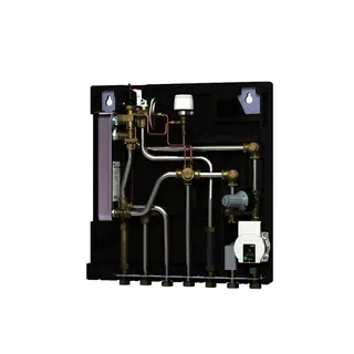 Kermi x-net Wohnungsstation C 55 gem. Heizkörper FBH-Heizkreis gemischt + Heizkörper ungemischt