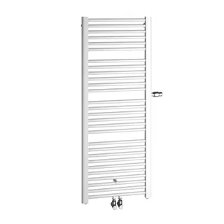 Kermi Basic plus, BH 1172x599x35 mm QN 662 W, RAL 9016, Ventil links – Bild 3