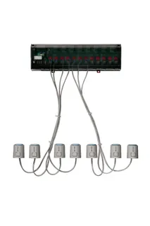 Kermi x-net ready line 10 fertig verdrahtet, für zehn Heizkreise