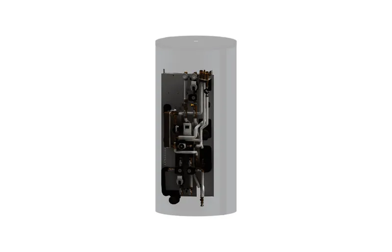 Kermi,Hydromodul, Heizkreis gemischt 9m FriWa Cu,Zirkulation,Speicherschichtung