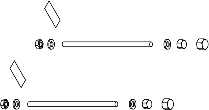 Kermi Befestigungs-Set Konvektor BH 280mm