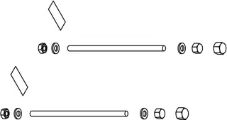 Kermi Befestigungs-Set Konvektor BH 280mm