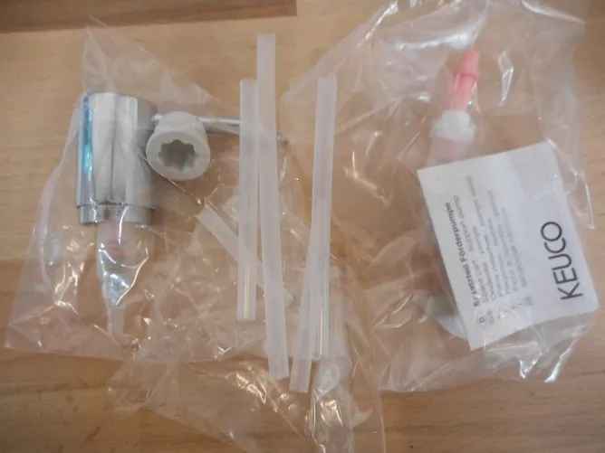 Keuco Pumpe 04950, lose, neue Ausführung, verchromt