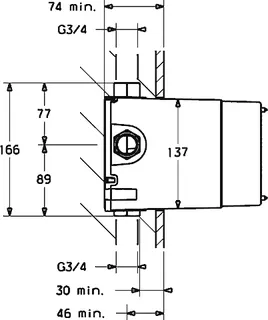 Hansa Hansamat Thermostat-Unterputzkörper – Bild 2