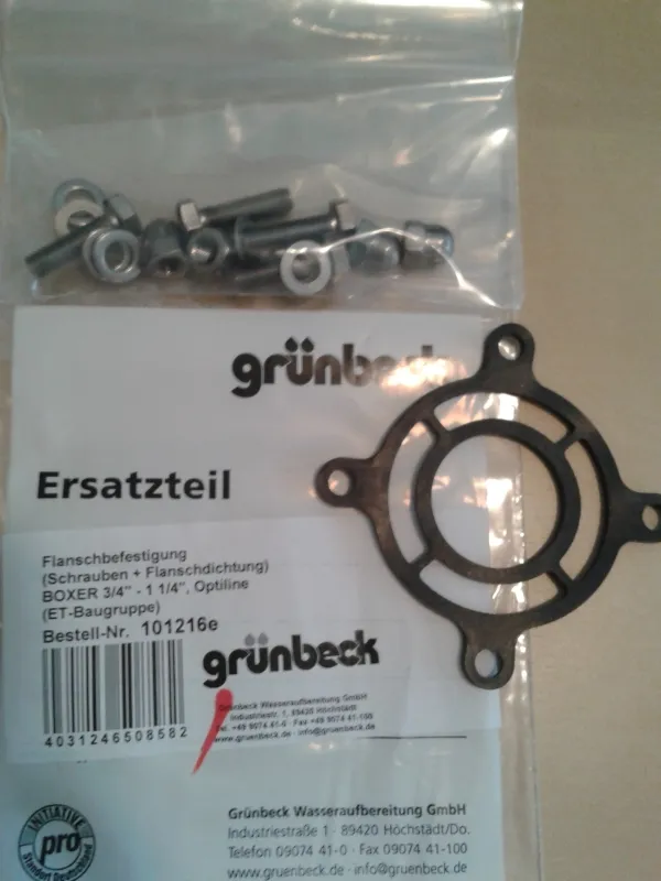 Grünbeck Flanschbefestigung komplett für Filter