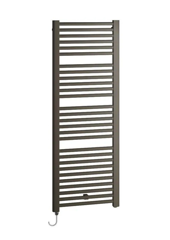 Kermi Basic -E BH1172x35x599mm 600W,glanzsilber,links,WWS weiß,SK1