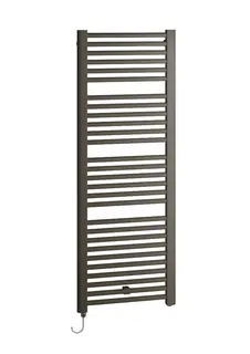 Kermi Basic -E BH1172x35x749mm 800W,glanzsilber,links,WRS weiß,SK1