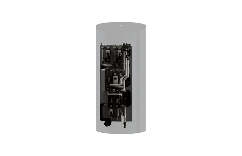 Kermi Hydromodul pro mit Regelung, FriWa Sts,Zirk.,Schichtung, 2xHeizkreis gem 6m