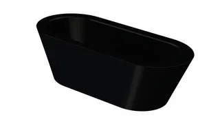 Bette Badewannen Oval Starlet Oval Silhouette Ebony 1850x850x420/575mm – Bild 3