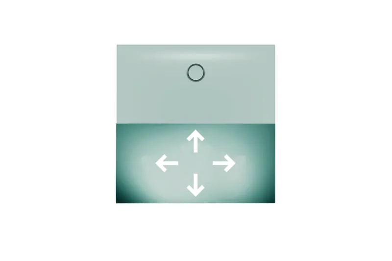 Bette Duschflächen Rechteck Flat Weiß AE 1200x1200x25mm