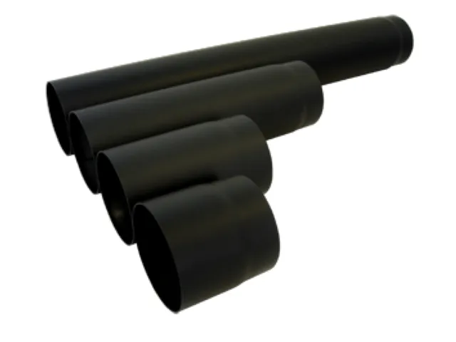 Bertrams Camino Rohr 1000 mm lang d:130 2 mm seno schwarz