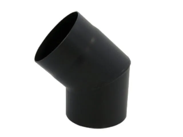Bertrams ST-Pu Bogen 45 Grad d:130, Form ZE 2 mm pulverb., geschweißt, ohne RV