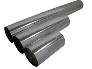 Edelstahl (V4A) Rohrelement 200mm blank 1000mm lang, Nr. 19RL1000200