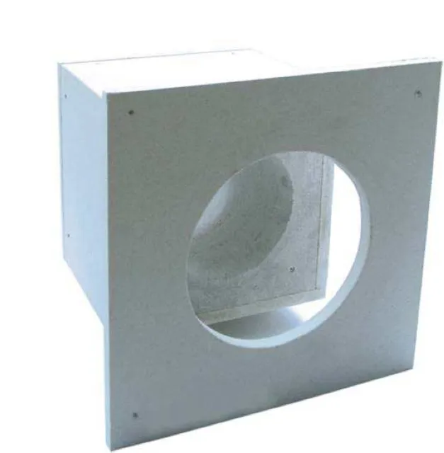 Bertrams Wanddurchführung DW180 di:WDF 270 außen 440x440 mm Abst. 90 mm 36er Wand