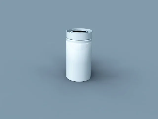 Bertrams Polyline LAS Rohr 500 mm außen 80/125 mm PP/weiß