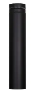 BS Pelletino Rohr 250 mm lang d:80, 0,6 mm, seno gussgrau