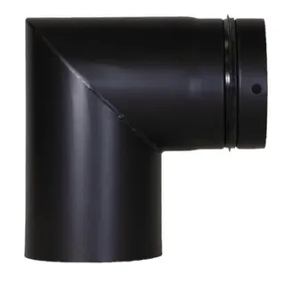 Bertrams Pelletino Bogen geschw., 2-t. 90 Grad d:80, 0,6 mm, seno schwarz, ohne RV