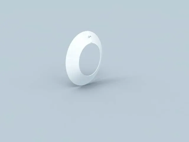 Bertrams Polyline LAS Rosette d:100 60/100 weiß