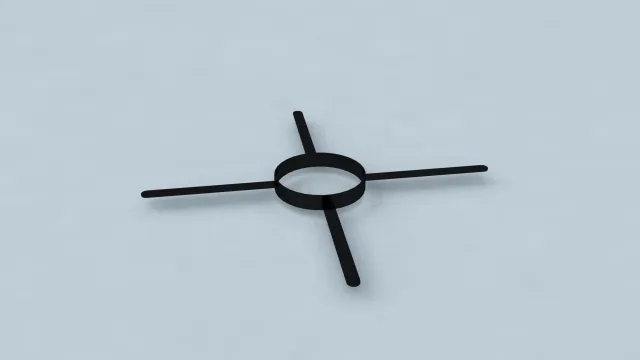 Bertrams Polyline EW Abstandhalter DN 125 aus Edelstahl