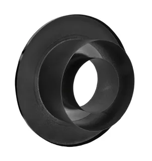 Bertrams Pelletino Rosette mit Erweiterung 100w-130, seno schwarz, o. Dichtung – Bild 2