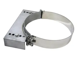 BS DW-D Wandbefestigung, d:80 verstellbar von 50 bis 106 mm