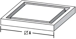 BS Camino-Fix Fußplatte Maße i: 220/220 mm