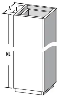 BS Camino-Fix Leichtbauschacht NL600 Maße i-a: 220/220-300/300