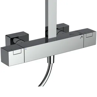 Ideal Standard Duschsystem Ceratherm C100 Square Kopfbrause 300x300mm m.Stick-HB Chrom – Bild 2