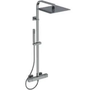 Ideal Standard Duschsystem Ceratherm C100 Square Kopfbrause 300x300mm m.Stick-HB Chrom – Bild 3