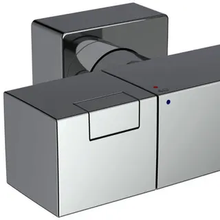 Ideal Standard Duschsystem Ceratherm C100 Square Kopfbrause 300x300mm m.Stick-HB Chrom – Bild 4