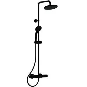 Ideal Standard Duschsystem Ceratherm T25 KB d:200mm 1-Funktions-Handbrause 100mm Silk Black – Bild 4