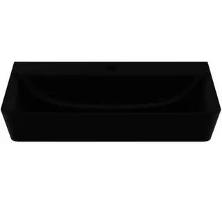 Ideal Standard Waschtisch Connect Air Cube 1 Hahnloch mit Überlauf 600x460x160mm Schwarz