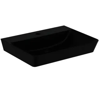 Ideal Standard Waschtisch Connect Air Cube 1 Hahnloch mit Überlauf 600x460x160mm Schwarz – Bild 3