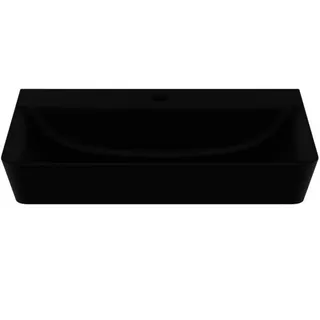 Ideal Standard Waschtisch Connect Air Cube 1 Hahnloch mit Überlauf 600x460x160mm Schwarz – Bild 4