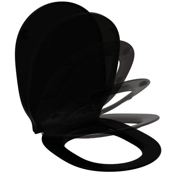 IS WC-Sitz Connect Air Wrapover Softclosing Schwarz