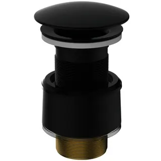 IS Schaftventil nicht verschliessbar Haube Messing verchromt Silk Black